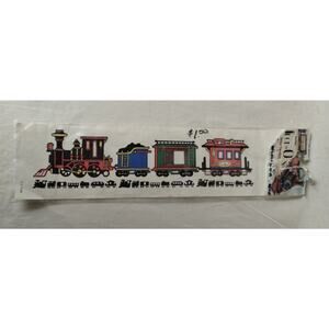 Seitec Iron-On Velour Fabric Transfer Cache Junction - Train Engine Caboose